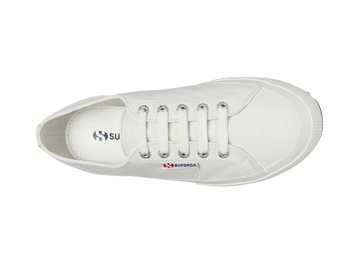 Zapatillas Superga Mujer Blancas - 2750 Naplngcotu Cuero - 603985GSK